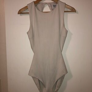 Princess Polly White Backless Bodysuit